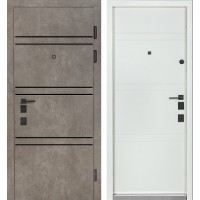 РАСПРОДАЖА! Булат Термо Expert, модель 550/253 Цвет: рокси антрацит серый/белый супермат, 850мм правые (двери с витрины)