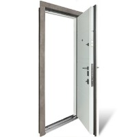 РАСПРОДАЖА! Булат Термо Expert, модель 550/253 Цвет: рокси антрацит серый/белый супермат, 850мм правые (двери с витрины)