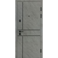 РАСПРОДАЖА! Булат Ультра, модель 540/249 срез камня/белый матовый гладкий, 950мм правые (двери с витрины)