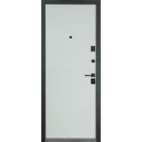 РАСПРОДАЖА! Булат Ультра, модель 540/249 срез камня/белый матовый гладкий, 950мм правые (двери с витрины)