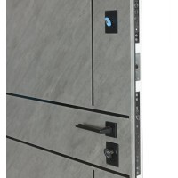 РАСПРОДАЖА! Булат Ультра, модель 540/249 срез камня/белый матовый гладкий, 950мм правые (двери с витрины)