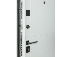 РАСПРОДАЖА! Булат Ультра, модель 540/249 срез камня/белый матовый гладкий, 950мм правые (двери с витрины)