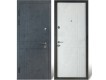 Фото Вхідні двері квартирного типу В-617 мод. №250 бетон антрацит/бетон сніжний 1