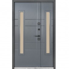 Двери входные БУЛАТ Термо House 1200 мод. №706/431 темный антрацит