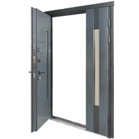 Двери входные БУЛАТ Термо House 1200 мод. №706/431 темный антрацит