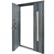 Двери входные БУЛАТ Термо House 1200 мод. №706/431 темный антрацит