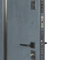 Двери входные БУЛАТ Термо House 1200 мод. №706/431 темный антрацит