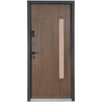 Двери входные БУЛАТ Термо House мод. №705/428 дуб бронза/орех натуральный