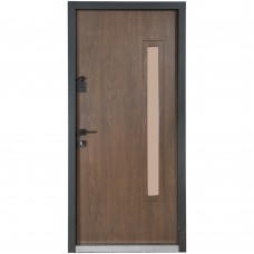 Двери входные БУЛАТ Термо House мод. №705/428 дуб бронза/орех натуральный