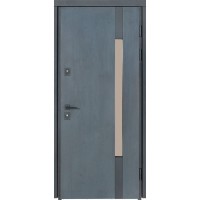 Двери входные БУЛАТ Термо House мод. №705/431 темный антрацит/белый атласный