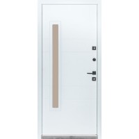 Двери входные БУЛАТ Термо House мод. №705/431 темный антрацит/белый атласный