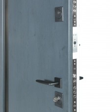 Двери входные БУЛАТ Термо House мод. №705/431 темный антрацит/белый атласный