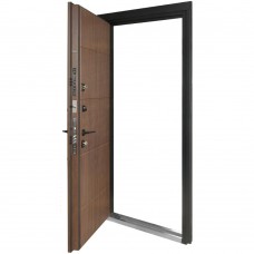 Двери входные БУЛАТ Термо House мод. №703/191 дуб бронза/орех натуральный