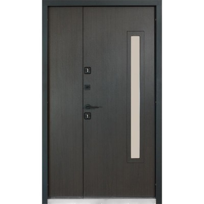 Вхідні двері вуличного типу БУЛАТ Термо House 1200 мод. №705/428 венге