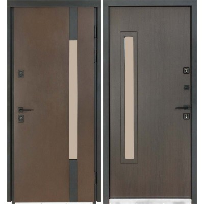 Входные двери уличного типа БУЛАТ Термо House мод. №705/428 венге