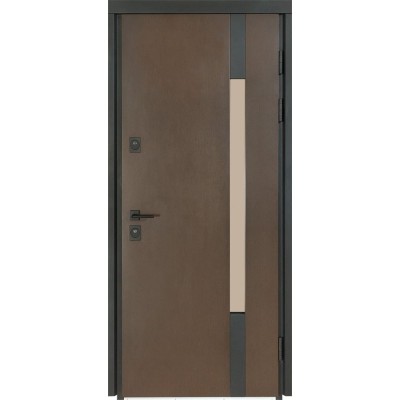 Входные двери уличного типа БУЛАТ Термо House мод. №705/428 венге