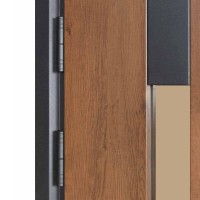 Двери входные БУЛАТ Термо House 1200 мод. №705/428 дуб бронза/орех натуральный