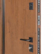 Двери входные БУЛАТ Термо House 1200 мод. №705/428 дуб бронза/орех натуральный