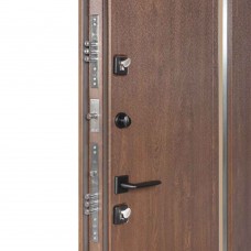 Двери входные БУЛАТ Термо House 1200 мод. №705/428 дуб бронза/орех натуральный