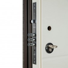 Двери входные БУЛАТ К-8 мод. №514/191 венге горизонт серый/дуб пломбир