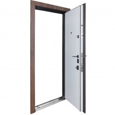 Двері вхідні БУЛАТ Олімп мод. №571/238 дрімвуд темний/олово супермат