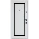 Двері вхідні БУЛАТ Термо Олімп мод. №575/568 оксид чорний/білий матовий