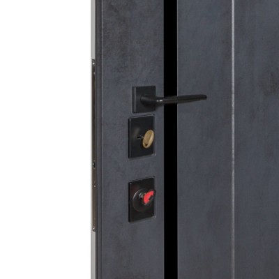 РОЗПРОДАЖ! Булат Термо Олімп, модель №575/568 оксид чорний/білий матовий, 850мм праві (двері з вітрини)