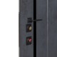 Двері вхідні БУЛАТ Термо Олімп мод. №575/568 оксид чорний/білий матовий