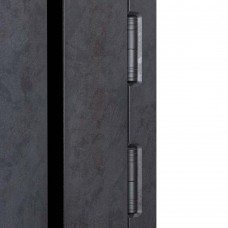 Двері вхідні БУЛАТ Термо Олімп мод. №575/568 оксид чорний/білий матовий