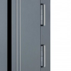 Двери входные БУЛАТ Термо Ультра мод. №567/гладкая хром/белый матовый