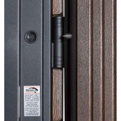 Входные двери БУЛАТ Електро модель 566 Дримвуд темный Безключевой доступ