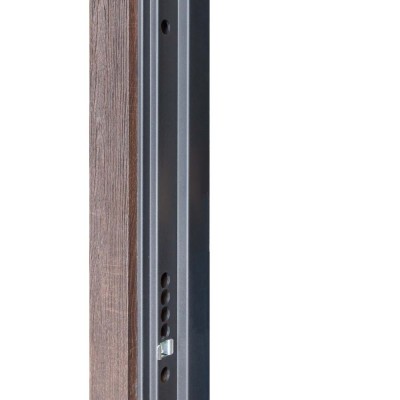 Входные двери БУЛАТ Expert модель 570/568 Дуб дорадо темный/Олово супермат