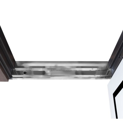 Входные двери БУЛАТ Expert модель 570/568 Дуб дорадо темный/Олово супермат