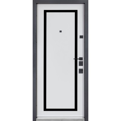 Входные двери БУЛАТ Expert модель 570/568 Дуб дорадо темный/Олово супермат