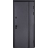 Двери входные БУЛАТ Котедж модель 710/265 Metalic anthracite/Белый атласный