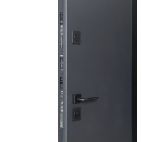 Двери входные БУЛАТ Котедж модель 710/265 Metalic anthracite/Белый атласный