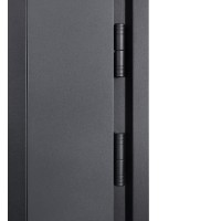Двери входные БУЛАТ Котедж модель 710/265 Metalic anthracite/Белый атласный