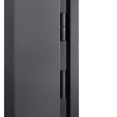 Входные двери БУЛАТ Котедж модель 710/265 Metalic anthracite/Белый атласный