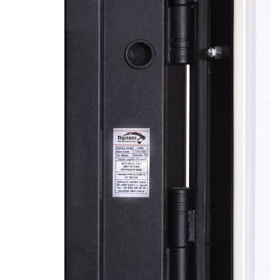 Входные двери БУЛАТ Котедж модель 710/265 Metalic anthracite/Белый атласный