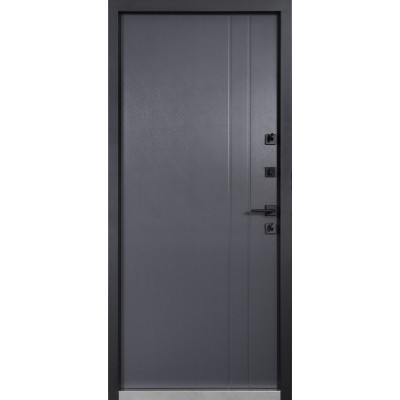 Входные двери БУЛАТ Котедж модель 710/265 Metalic anthracite/Антрацит серый