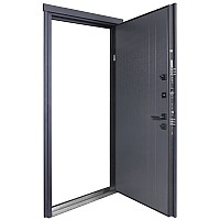 Двери входные БУЛАТ Котедж модель 710/265 Metalic anthracite/Антрацит серый