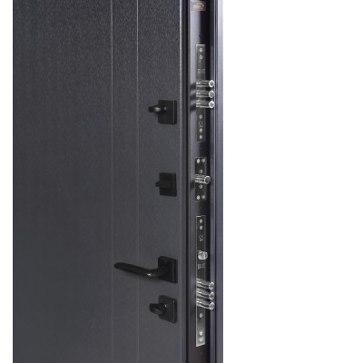 Входные двери БУЛАТ Котедж модель 710/265 Metalic anthracite/Антрацит серый