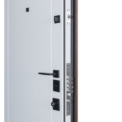 Вхідні двері БУЛАТ Олимп модель 571/238 Дрімвуд Темний/Олово супермат