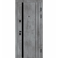 Двери входные БУЛАТ Статус модель 549/551 Оксид темный/Оксид светлый