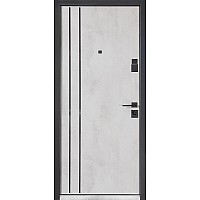Двери входные БУЛАТ Статус модель 549/551 Оксид темный/Оксид светлый