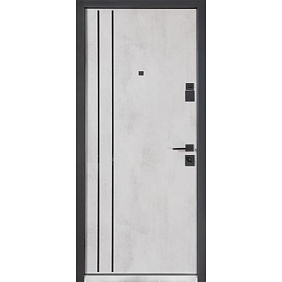 Вхідні двері БУЛАТ Статус модель 549/551 Оксид темний/Оксид світлий