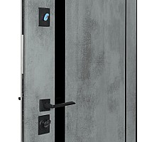 Двери входные БУЛАТ Статус модель 549/551 Оксид темный/Оксид светлый