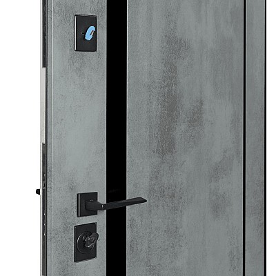 Вхідні двері БУЛАТ Статус модель 549/551 Оксид темний/Оксид світлий