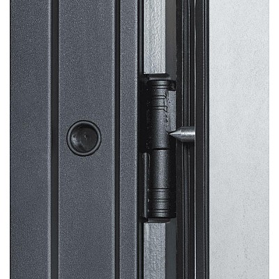 Вхідні двері БУЛАТ Статус модель 549/551 Оксид темний/Оксид світлий