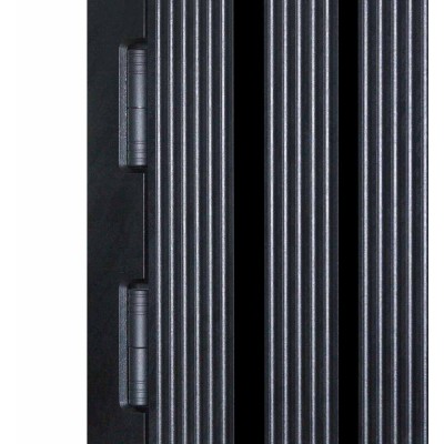 Вхідні двері БУЛАТ Булат Тандем (квадро) Kale модель 586 Гладка Оксид чорний весь декор/Білий матовий гладкий